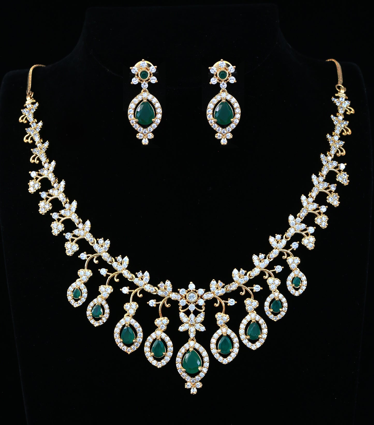 Gold Plated Stone Necklace
