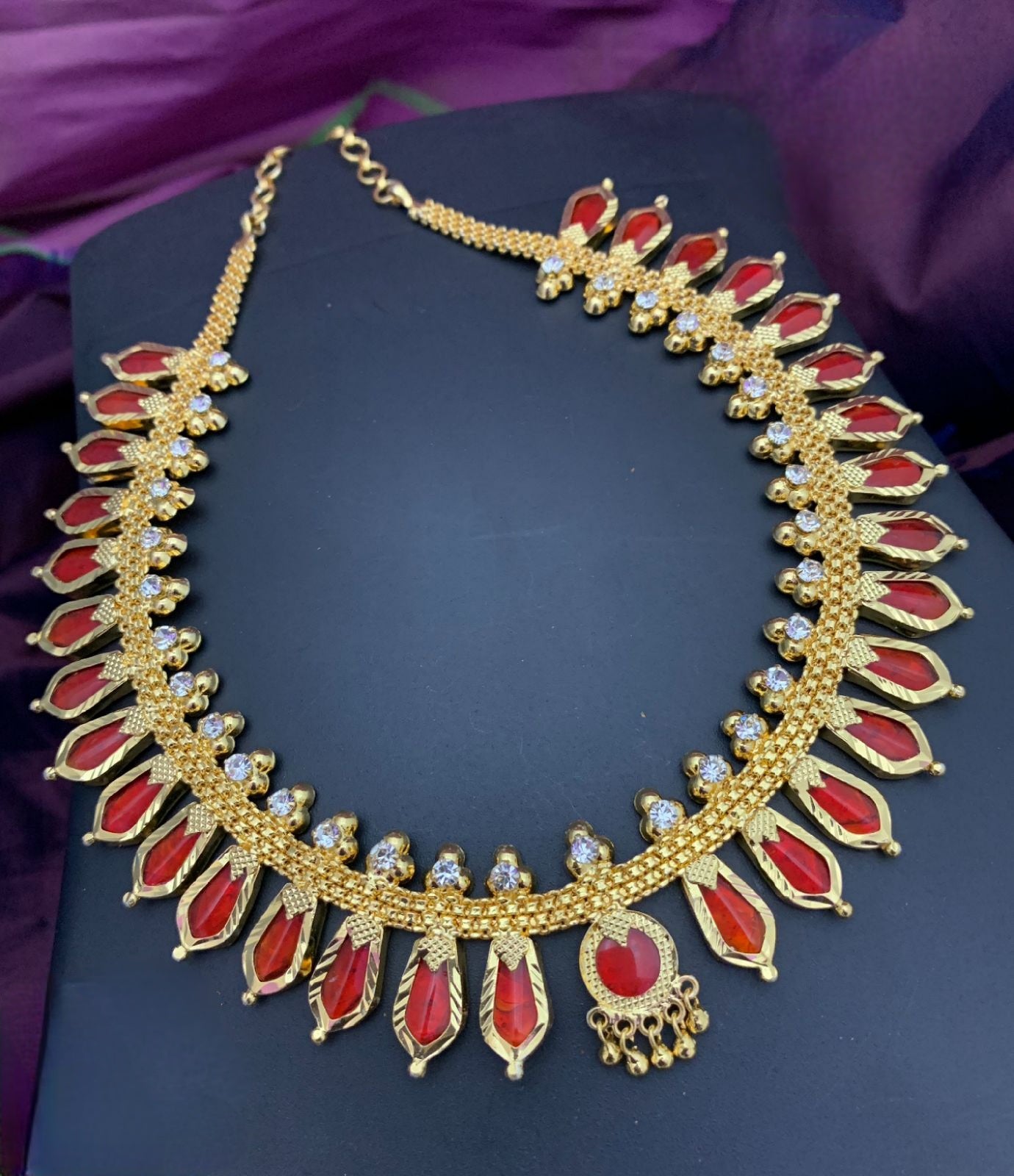 Traditional South Indian Kerala Nagapadam choker necklace
