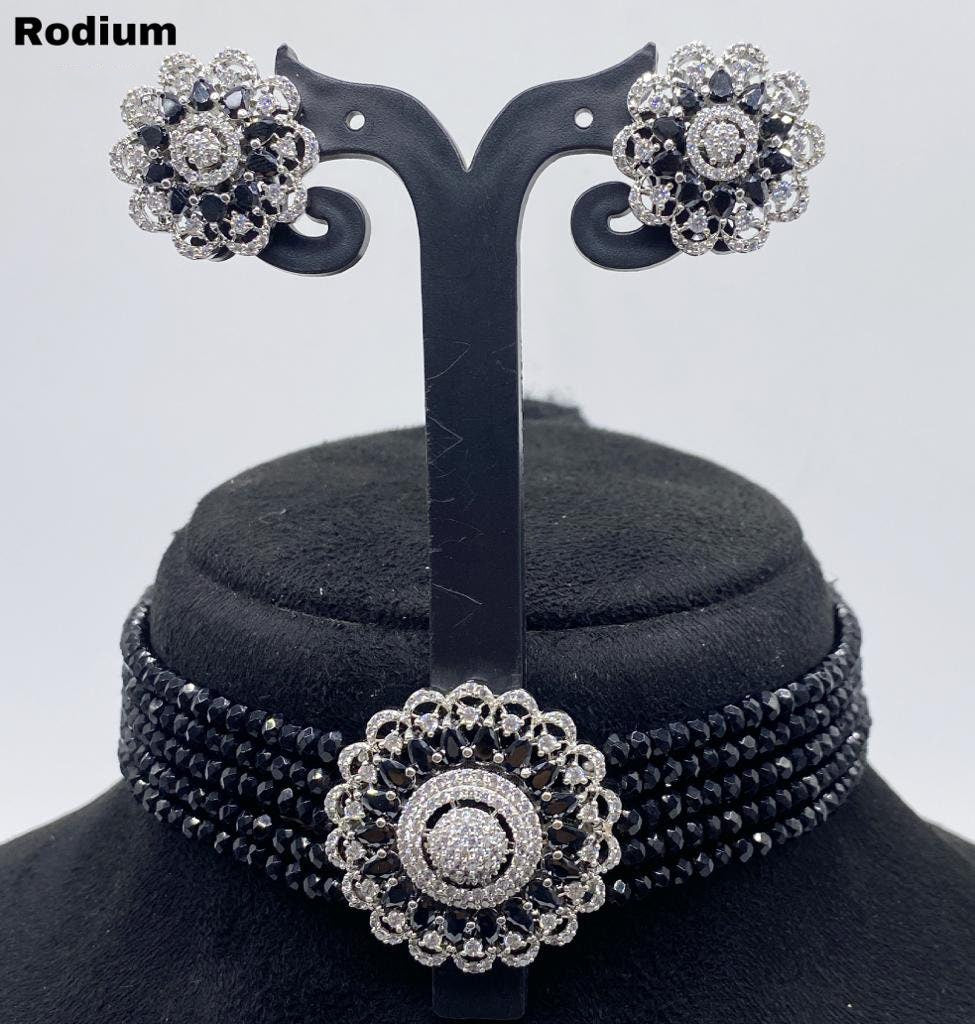 Pink Choker Indian Kundan set Low price | Pakistani Jewelry | Indian Wedding choker| Gift for her | Bollywood Jewelry | Rose Gold CZ Choker