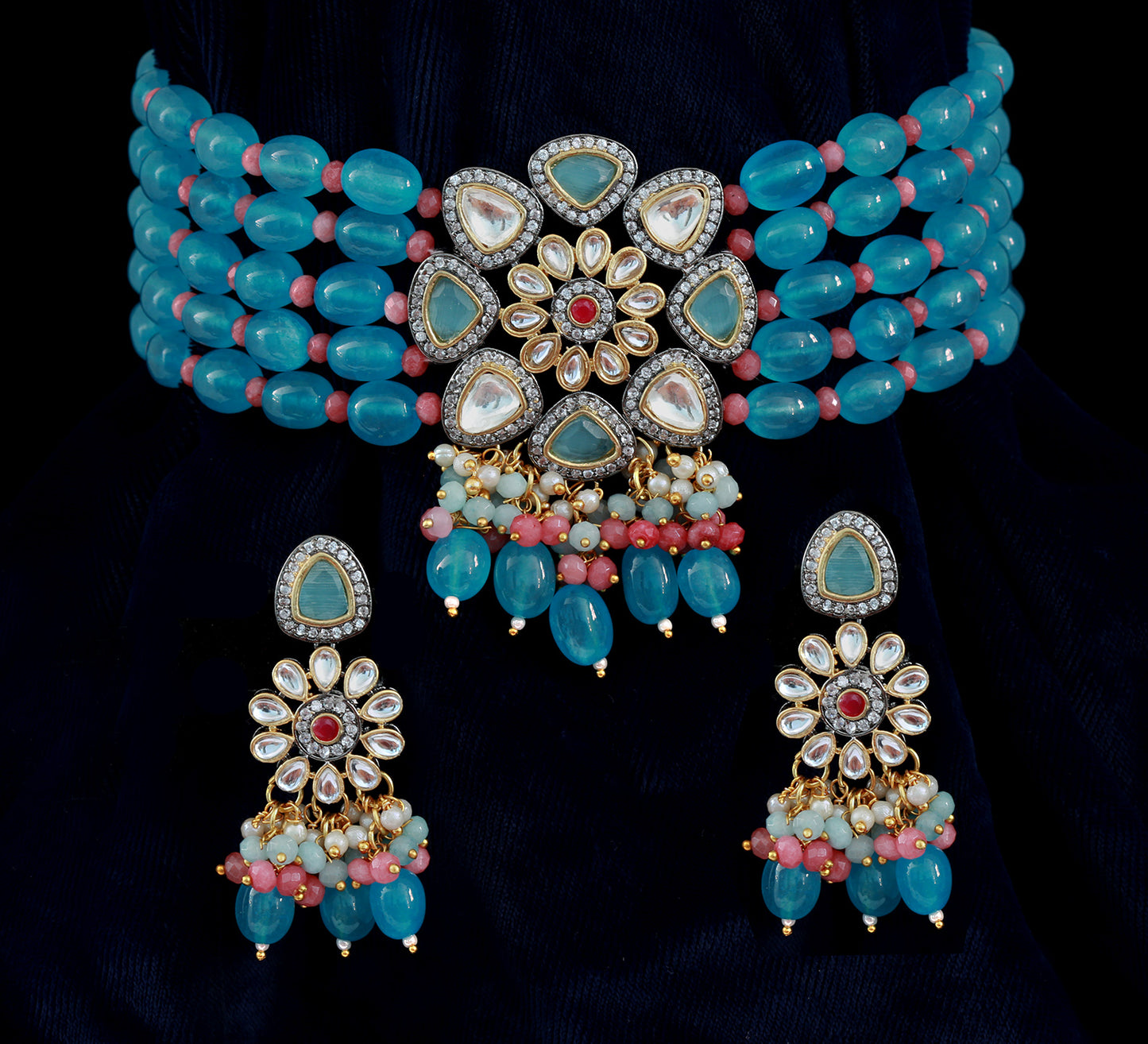 Kundan choker designs | kundan beaded choker |Indian Kundan Necklace Choker | Pakistani kundan jewellery | victorian bridal choker necklace
