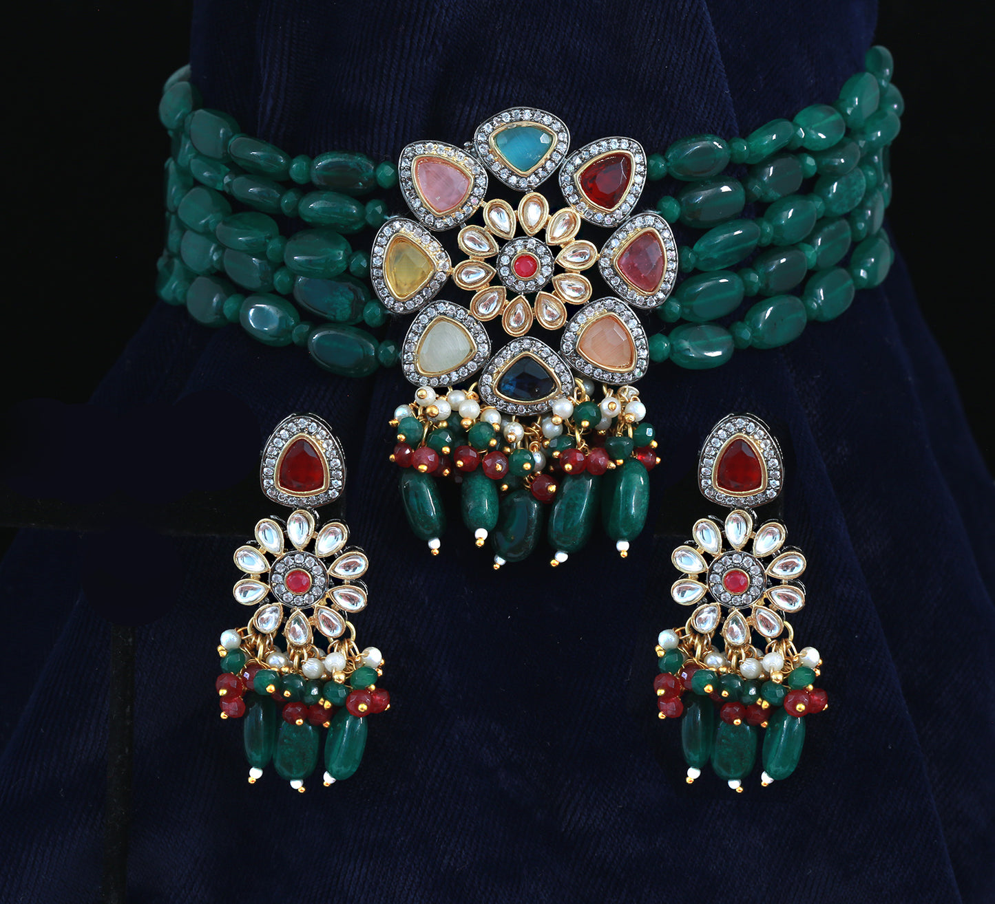 Kundan choker designs | kundan beaded choker |Indian Kundan Necklace Choker | Pakistani kundan jewellery | victorian bridal choker necklace