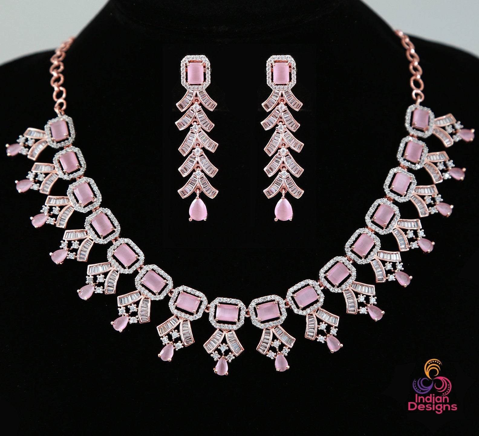 Pink Diamond Necklace