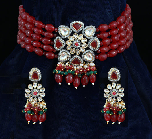 Kundan choker designs | kundan beaded choker |Indian Kundan Necklace Choker | Pakistani kundan jewellery | victorian bridal choker necklace