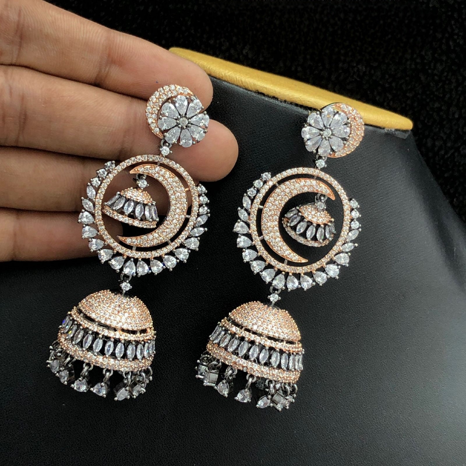 Gold Jhumka designs with price | Gold earring designs with weight & price -  YouTube