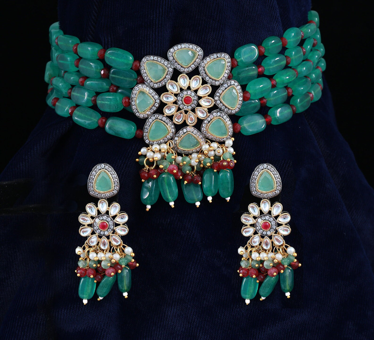 Kundan choker designs | kundan beaded choker |Indian Kundan Necklace Choker | Pakistani kundan jewellery | victorian bridal choker necklace
