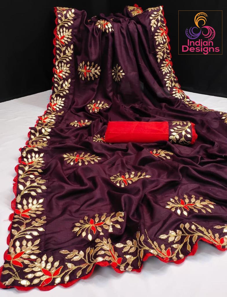 Elegant Chanderi Sarees with Digital Print and Fancy Lace Border