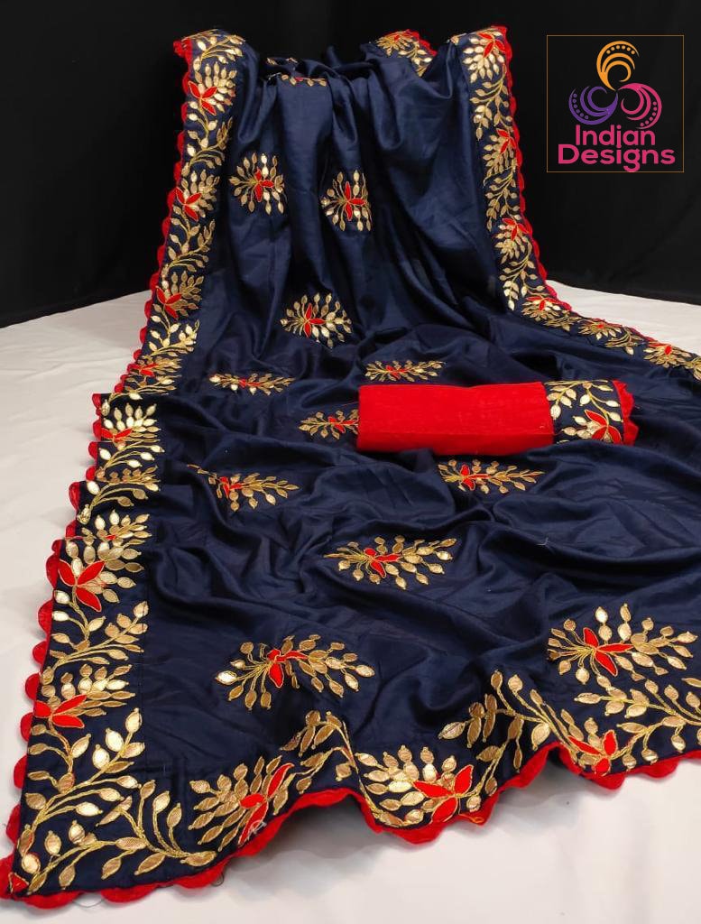 Elegant Chanderi Sarees with Digital Print and Fancy Lace Border