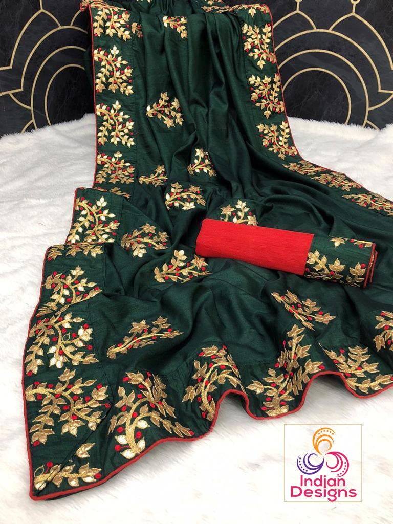 Elegant Chanderi Sarees with Digital Print and Fancy Lace Border