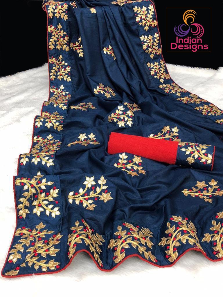 Elegant Chanderi Sarees with Digital Print and Fancy Lace Border