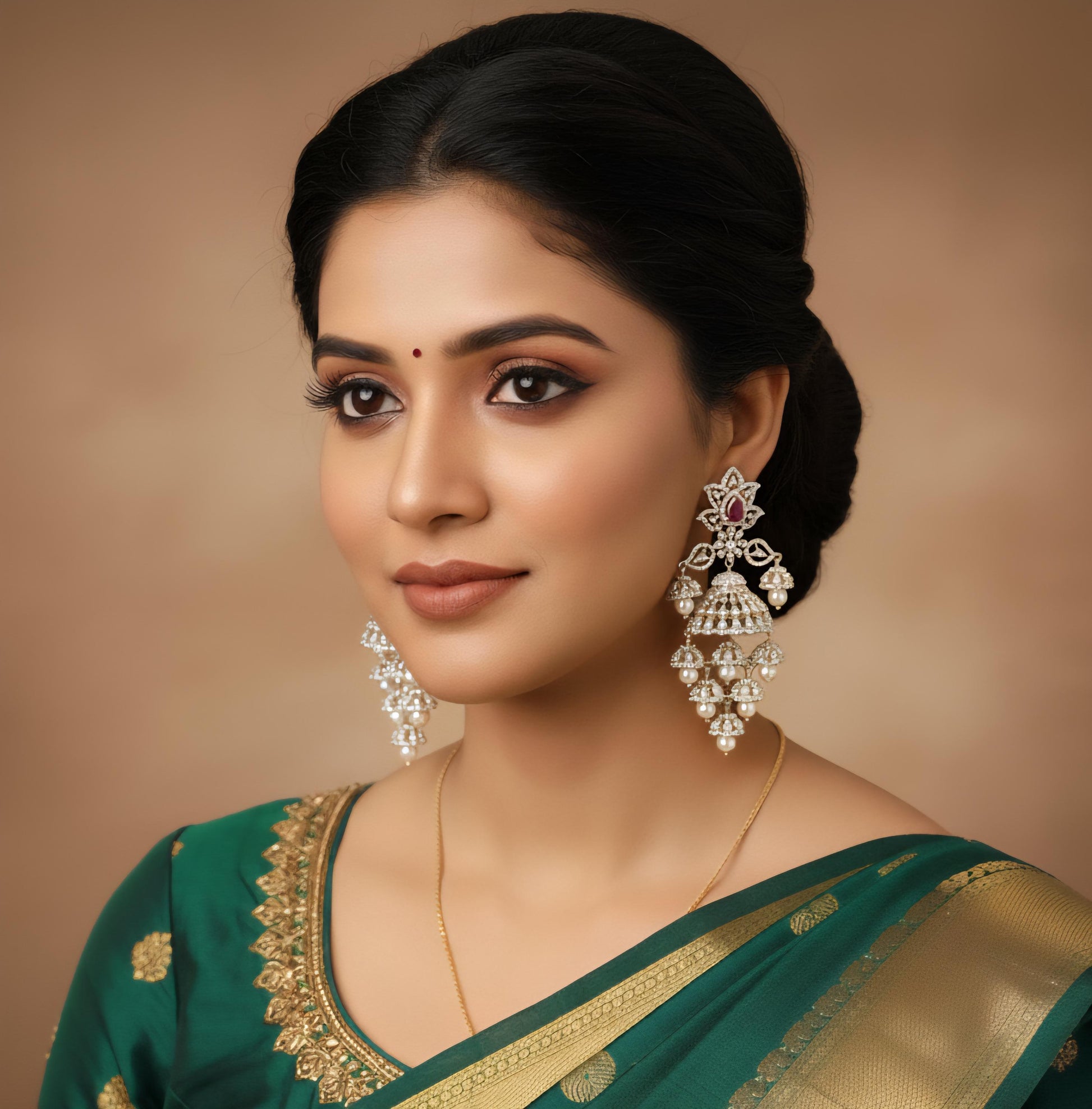 Grand american diamond jhumka earrings| cz bridal wedding danglers| ruby green purple stone jhumkis| statement earrings| fancy gift for her