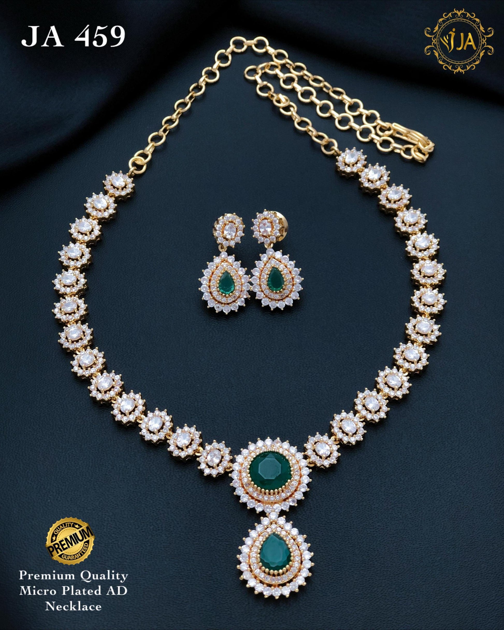 Hand crafted Zircon Stone Enhanced Necklace|Rose Gold Polish Copper Alloy Stone CubicZirconia Necklace|Womens Luxury Elegant Fashion Jewelry