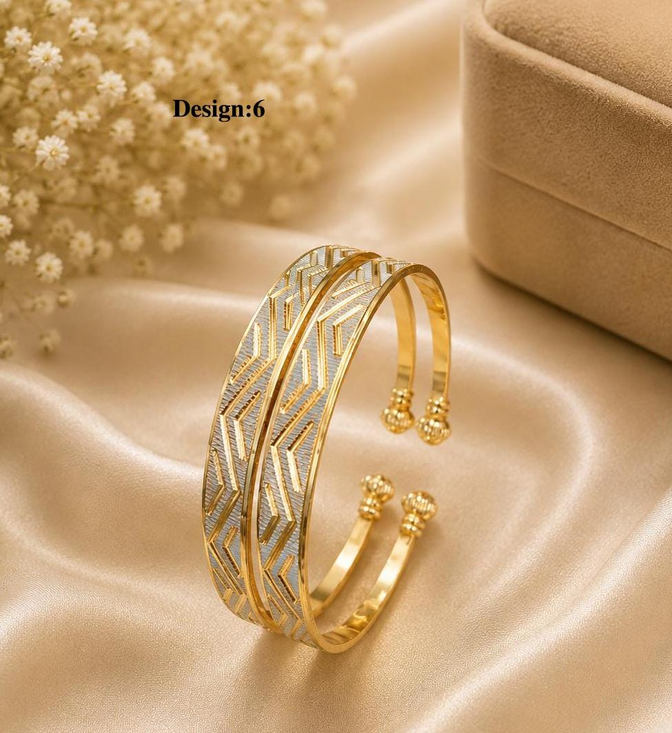 Minimalist Cuff Bangle Bracelet- Gold polish| Adjustable Stackable Wristband| Dainty Geometric Jewelry| Gift for Her