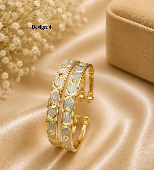 Minimalist Cuff Bangle Bracelet- Gold polish| Adjustable Stackable Wristband| Dainty Geometric Jewelry| Gift for Her