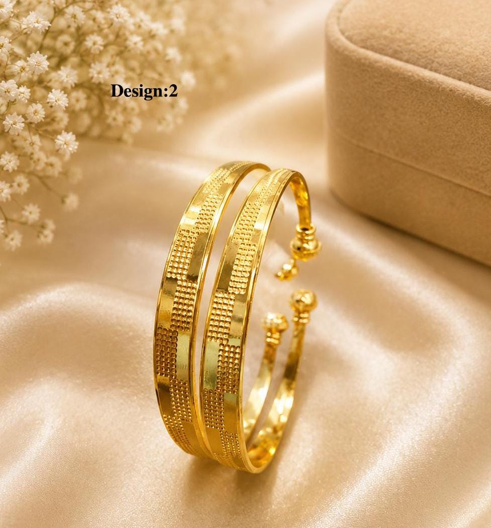 Minimalist Cuff Bangle Bracelet- Gold polish| Adjustable Stackable Wristband| Dainty Geometric Jewelry| Gift for Her