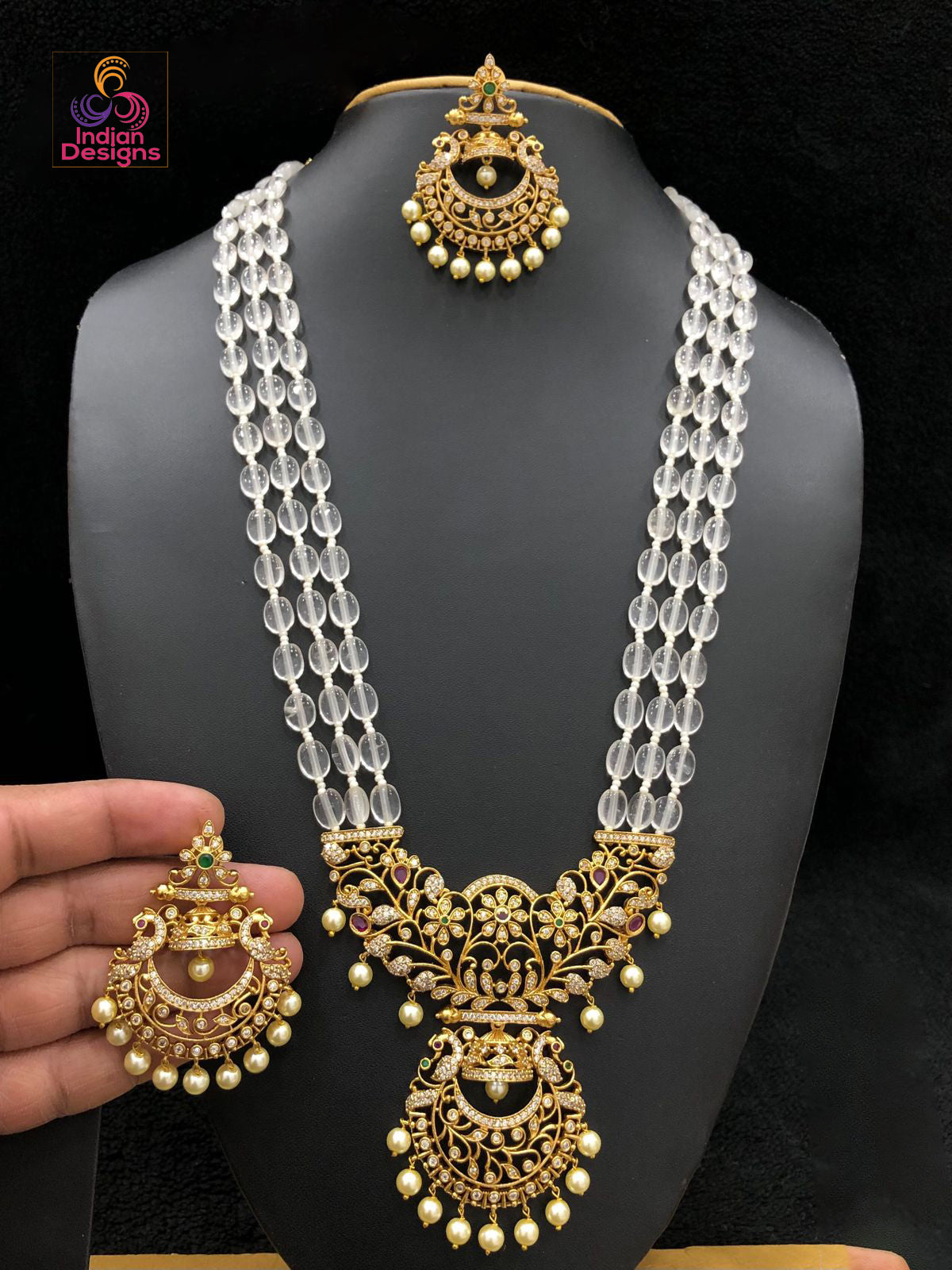 Pin by shamili on beads jewellery | Beaded jewelry designs, Beaded jewelry  necklaces, Antique bridal jewelry