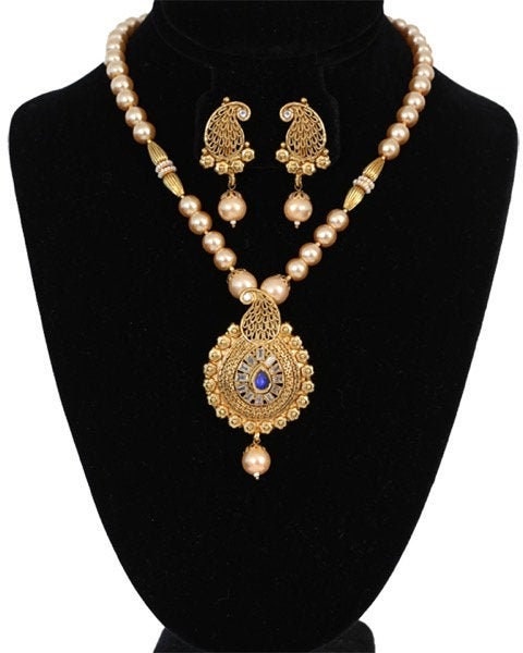 Hot Fashion Women 24K Yellow Gold Plated Necklace Pendant Jewelry