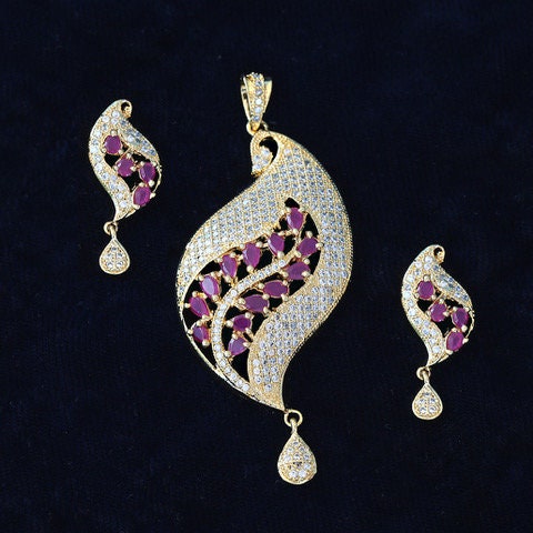 ER3191 Big Broad Grand CZ Bridal Earrings Fancy Trendy Stylish Indian  Jewelry | JewelSmart.in