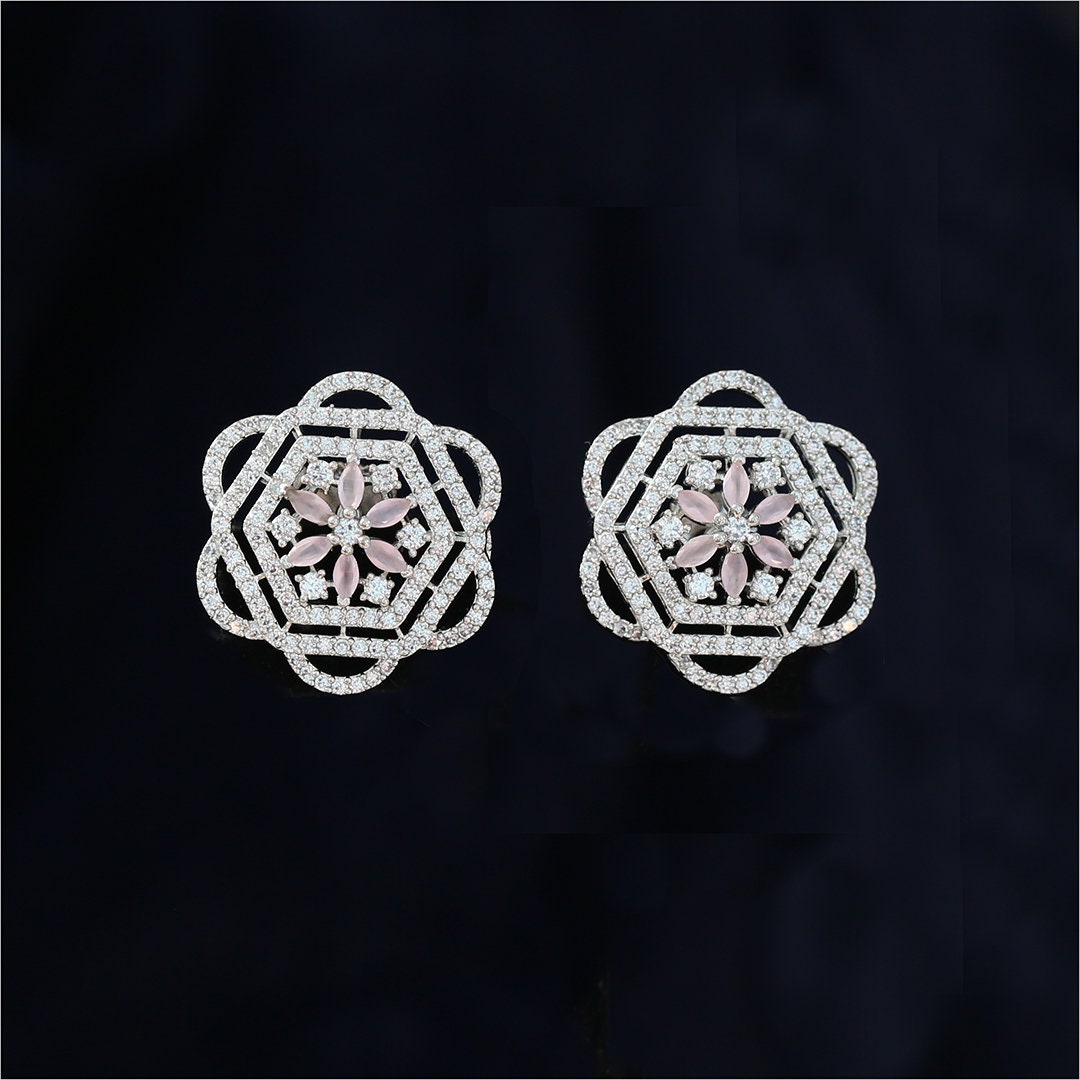 Buy Silver Earrings For Women Online - Phool Earrings – Quirksmith