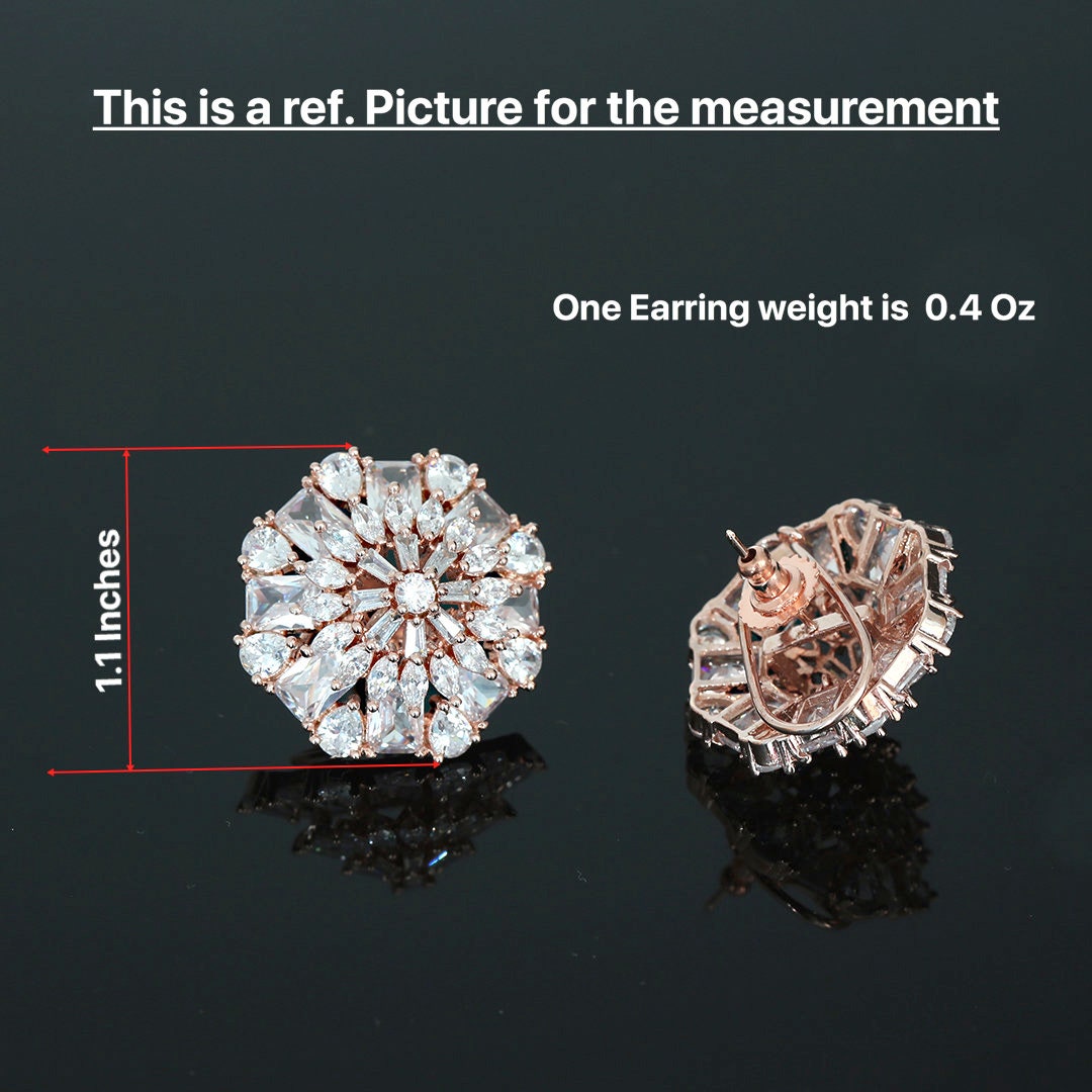 Morganite Simulant And White Cubic Zirconia 18k Rose Gold Over Sterling Silver  Earrings 4.24ctw - BEJ500 | JTV.com