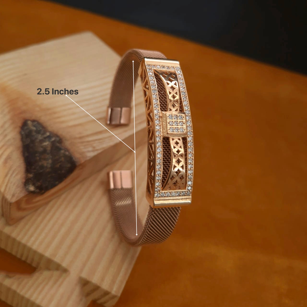 Unique Sand Finish Men's 22k Gold Bracelet – Andaaz Jewelers