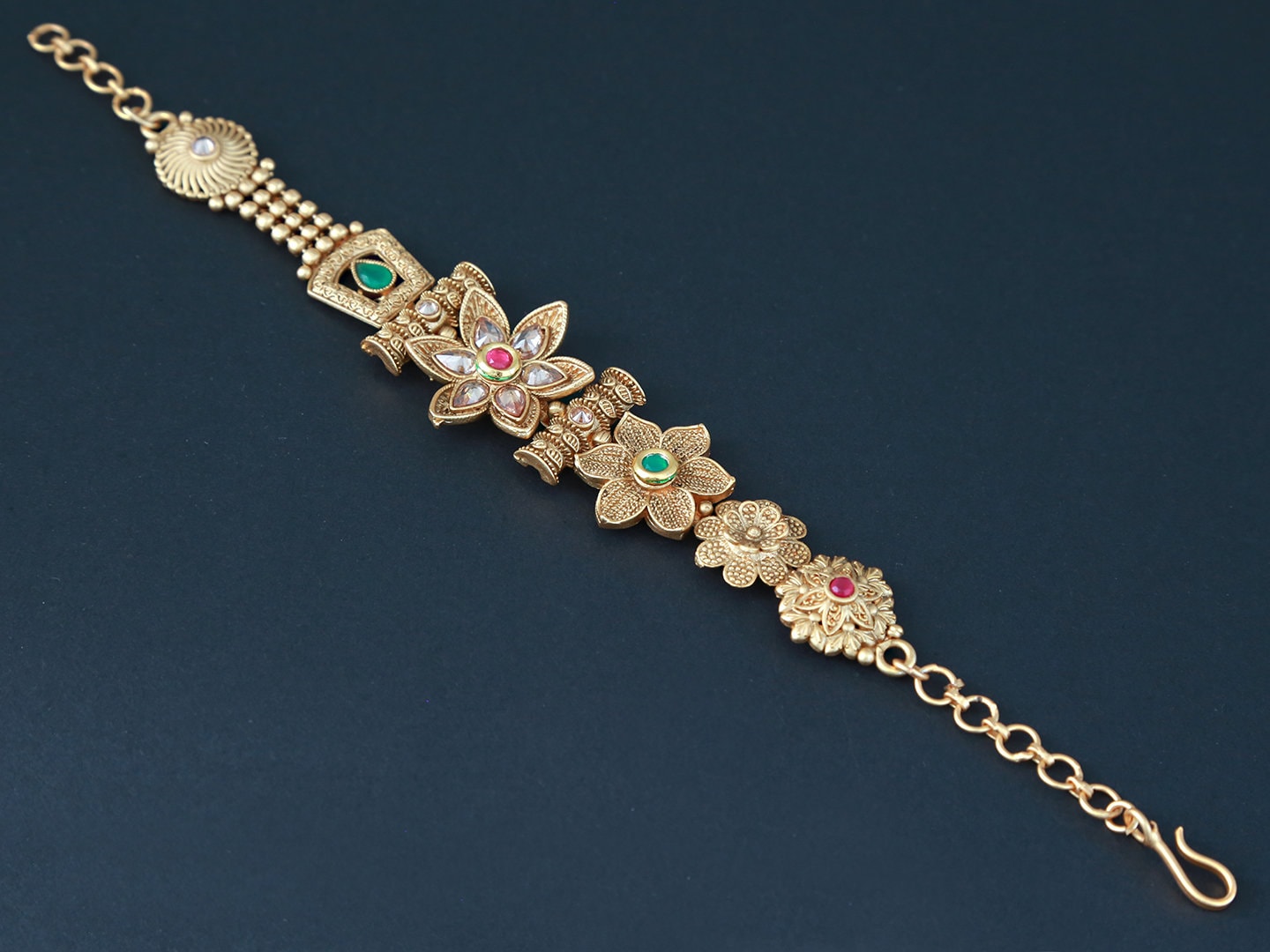 Indian bracelets Gold | bracelets for women |latest Gold bracelet designs | women's bracelets antique gold | gold plated adjustable bracelet