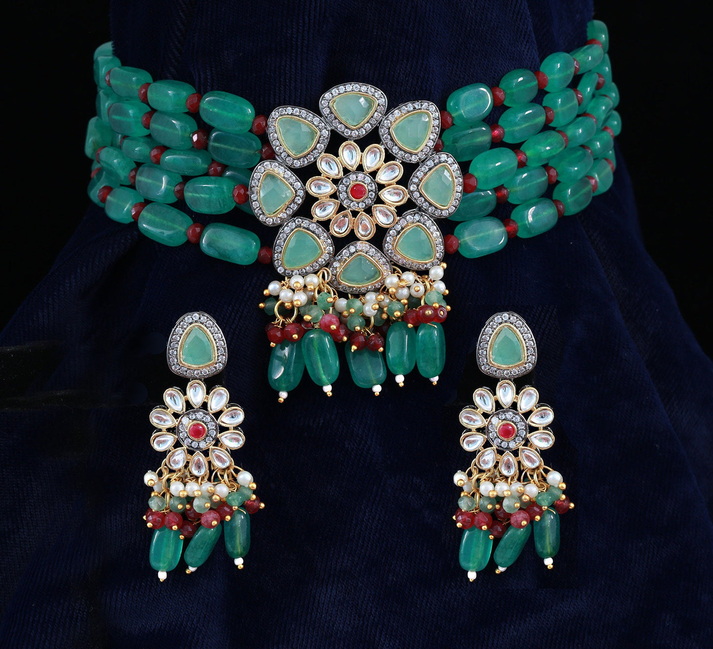 Kundan choker designs | kundan beaded choker |Indian Kundan Necklace Choker | Pakistani kundan jewellery | victorian bridal choker necklace