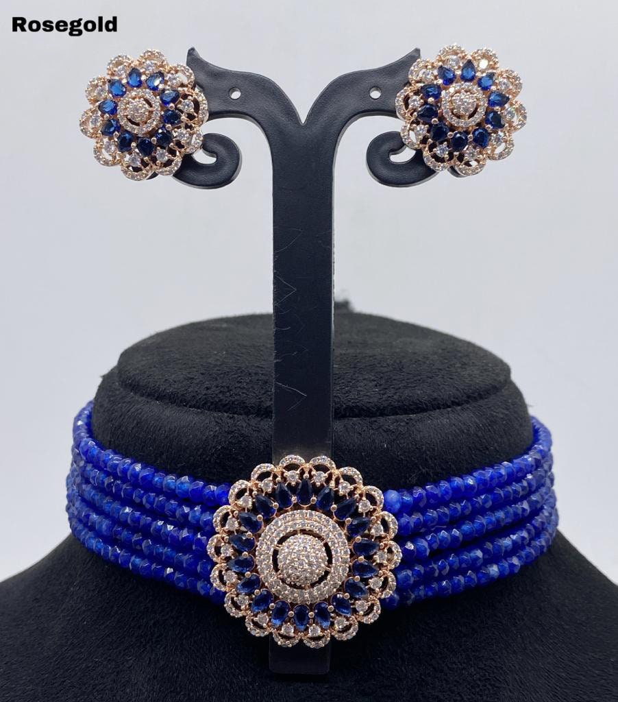 Pink Choker Indian Kundan set Low price | Pakistani Jewelry | Indian Wedding choker| Gift for her | Bollywood Jewelry | Rose Gold CZ Choker