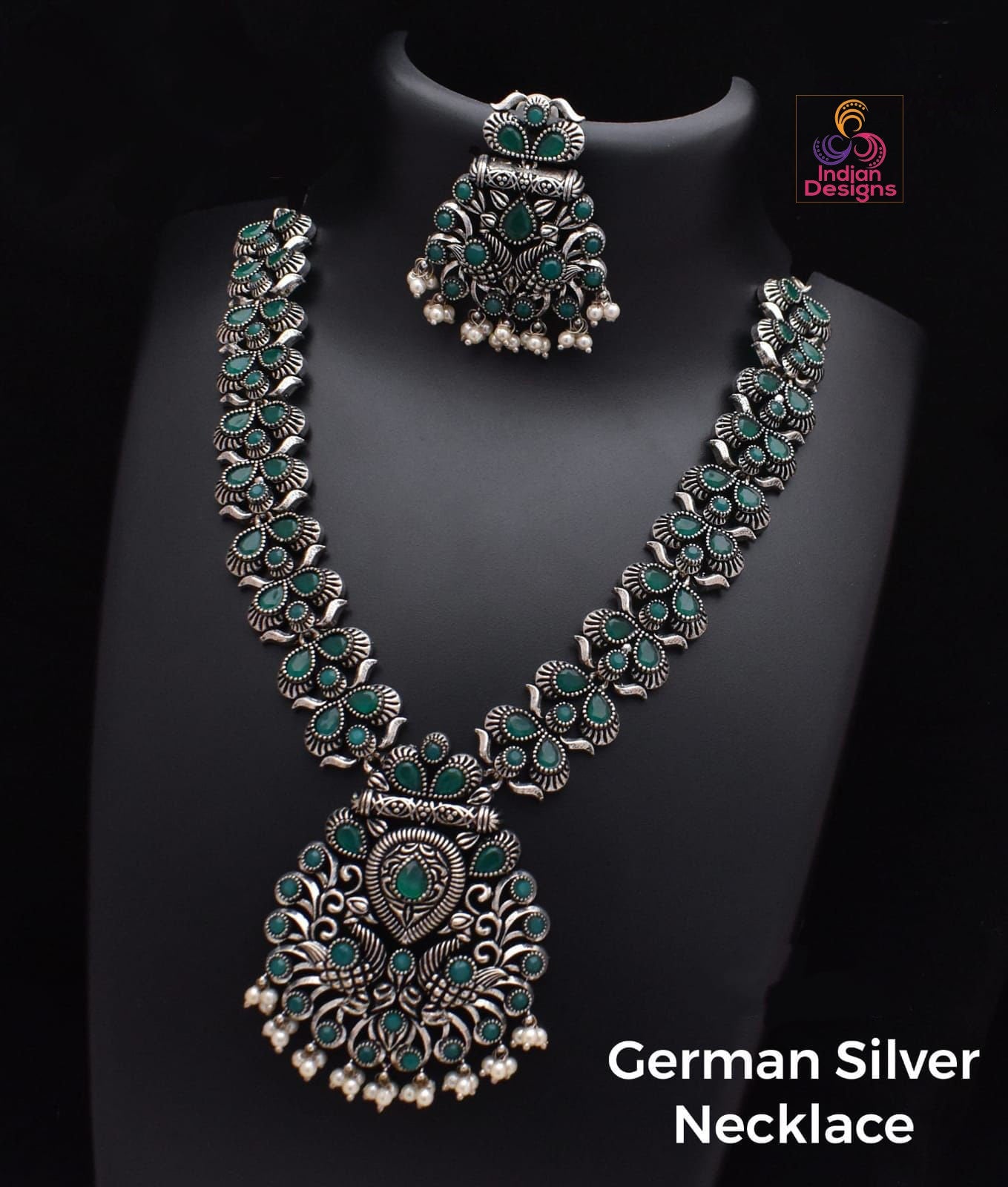 Oxidized German Silver Jewelry | Oxidized Silver jewellery for saree | Antique Silver necklace | Tribal Ethnic Necklace | Indian Jewelry